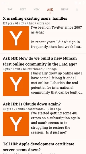 Hacki(HackerNews�ͻ���)v3.0.0 �ֻ����ͼ