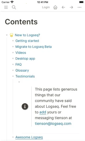 Logseq(�ʼǹ���)v1.0 �ֻ����ͼ