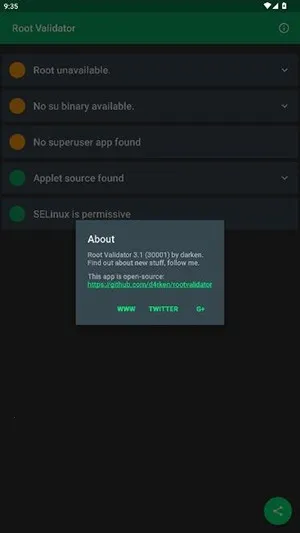 Root Validator��⹤�������ֻ���v3.1 �ֻ����ͼ
