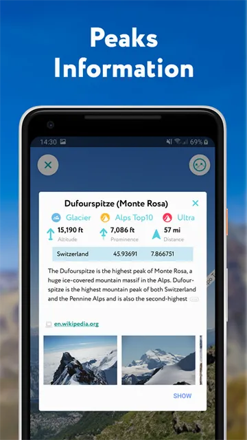 PeakVisor(��ɽ��ͼ����)v2.9.74 �ٷ������ͼ